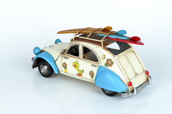 Model veterán kačica plech 28cm