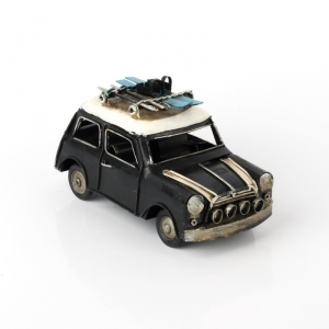 Modely áut čierne auto 16cm