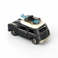 Modely áut čierne auto 16cm