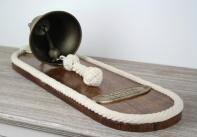 Mosadzný lodný zvon s lanom 50cm