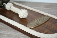 Mosadzný lodný zvon s lanom 50cm