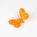 Motýľ na záclonu oranžový