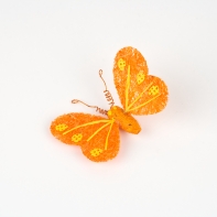 Motýľ na záclonu oranžový