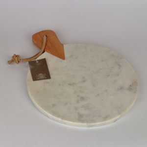 Mramorové prkénko kulaté 28x34,5cm