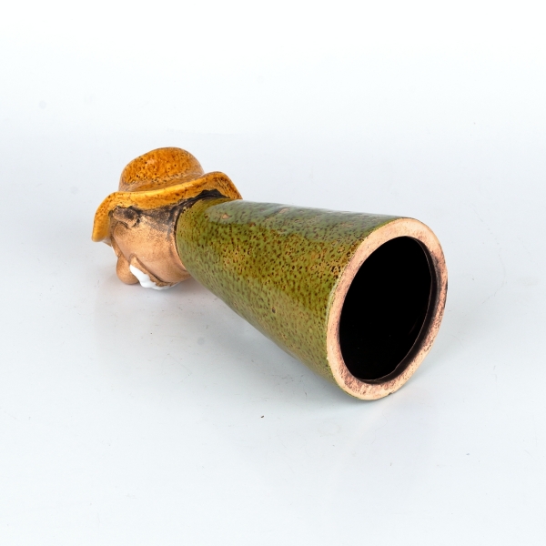 Mrazuvzdorná keramika do záhrady starý otec 9x9x20cm