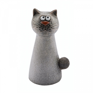 Mrazuvzdorná keramika do záhrady naša mačka Micka 9,5x9x16,5cm