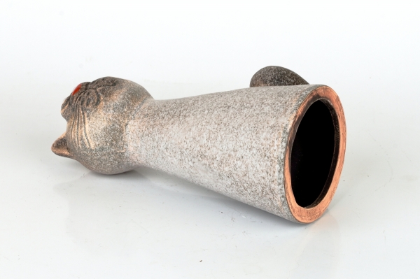 Mrazuvzdorná keramika do záhrady naša mačka Micka 9,5x9x16,5cm