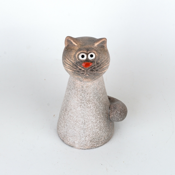 Mrazuvzdorná keramika do záhrady naša mačka Micka 9,5x9x16,5cm