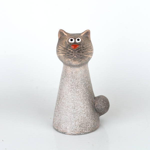 Mrazuvzdorná keramika do záhrady naša mačka Micka 9,5x9x16,5cm