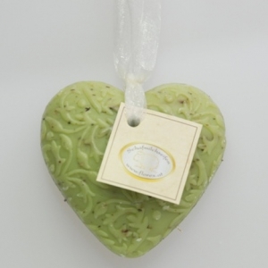 Mydlo srdce na šnúrke verbena