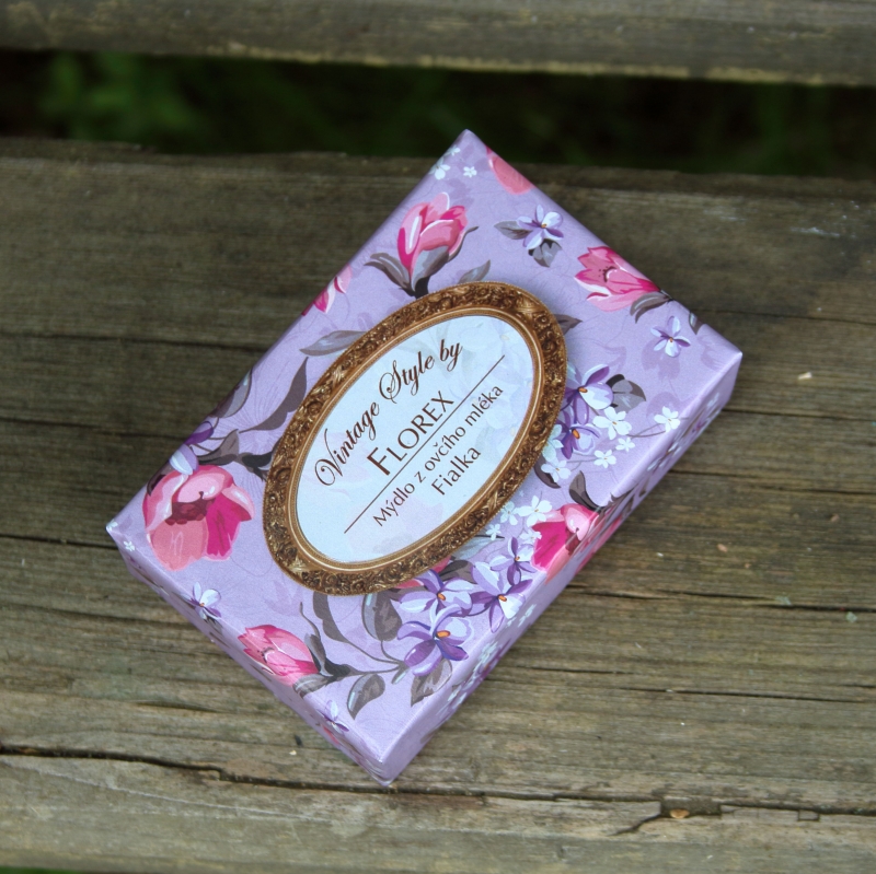 Mydlo z ovčieho mlieka fialka 150g