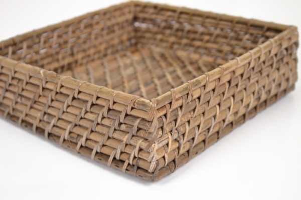 Podnos 20x20cm - ratanový