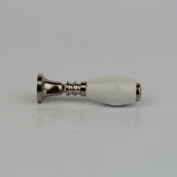 Nábytková úchytka biela oliva 5,5cm