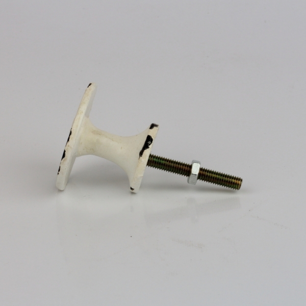 Nábytková úchytka biela s motívom kohúta 4cm