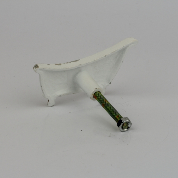 Nábytková úchytka biela vaňa olúpaný vzhľad 7x4cm