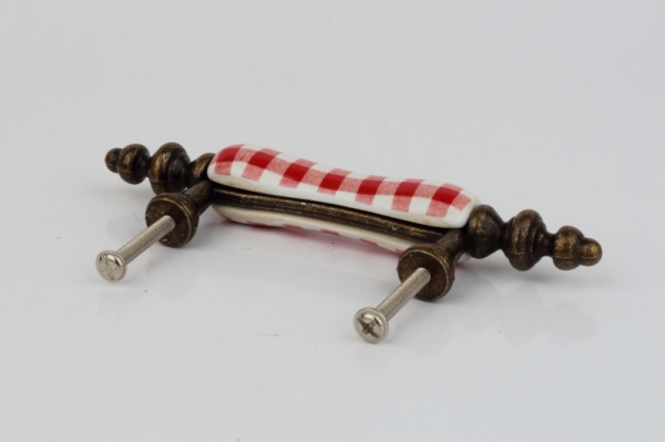 Nábytková úchytka keramická 12x2cm