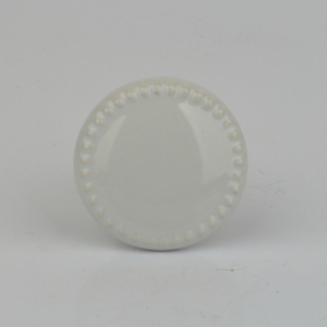Nábytková úchytka keramická biela 4cm