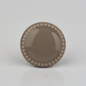 Nábytková úchytka keramická hnedá 4cm