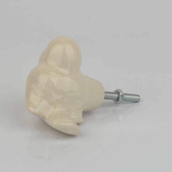 Nábytková úchytka keramický vtáčik 5x4cm