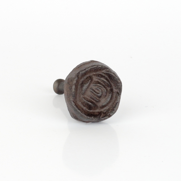 Nábytková úchytka liatinová ruže 3cm