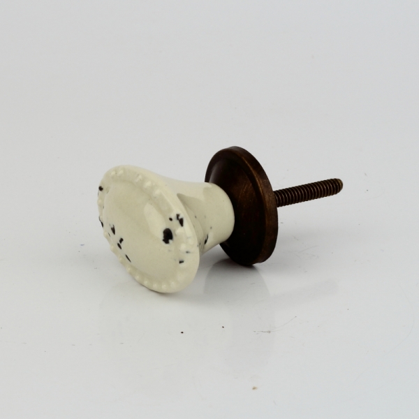 Nábytková úchytka oválna olúpaný vzhľad 4cm