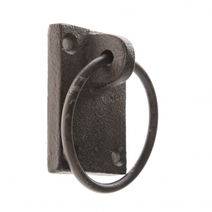 Nábytková úchytka s krúžkom liatina 5,3x7x2,6cm