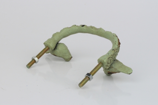 Nábytková úchytka zdobená s dvoma vtáčiky 13x8x3cm