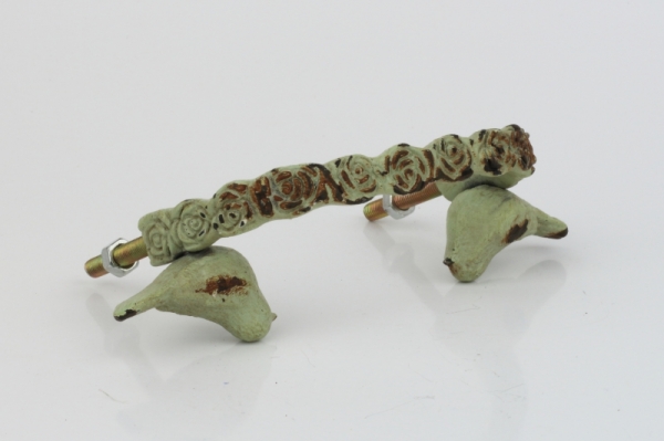 Nábytková úchytka zdobená s dvoma vtáčiky 13x8x3cm