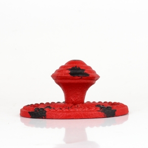 Nábytkové úchytky retro červená 8,5x6cm