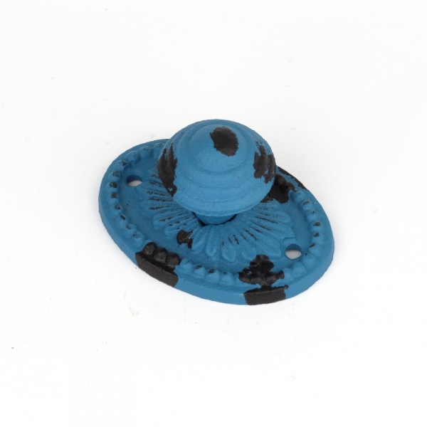 Nábytkové úchytky retro modrá 8,5x6cm