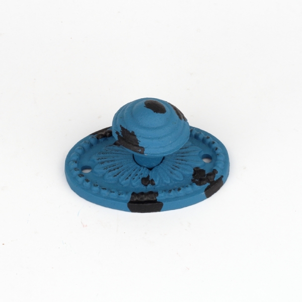 Nábytkové úchytky retro modrá 8,5x6cm