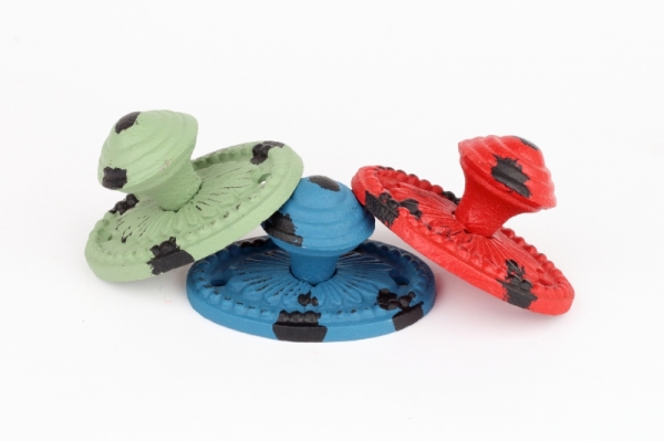 Nábytkové úchytky retro zelená 8,5x6cm 