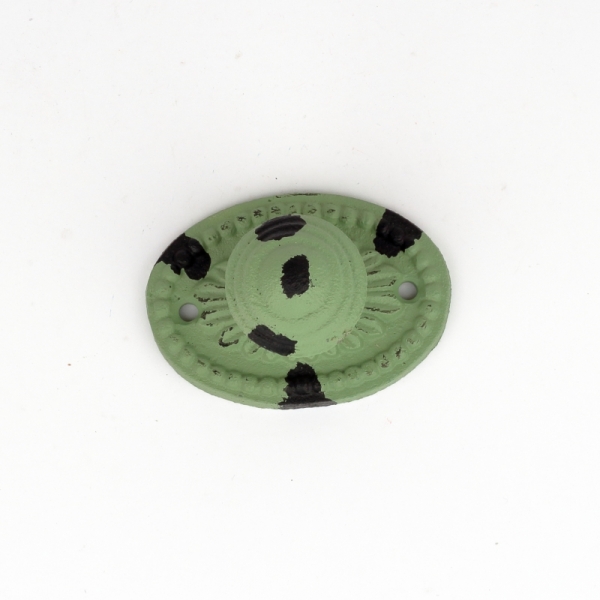 Nábytkové úchytky retro zelená 8,5x6cm 