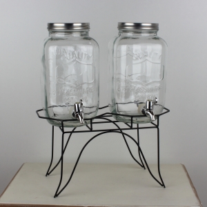 Nádoba na limonádu na stojane 2x3l