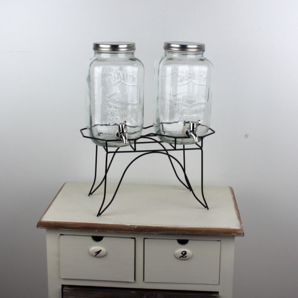 Nádoba na limonádu na stojane 2x3l