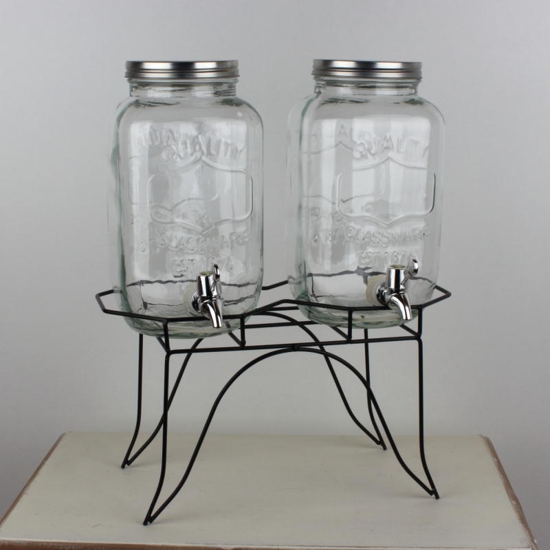 Nádoba na limonádu na stojane 2x3l