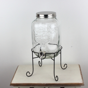 Nádoba na limonádu s kohútikom na stojane 8l