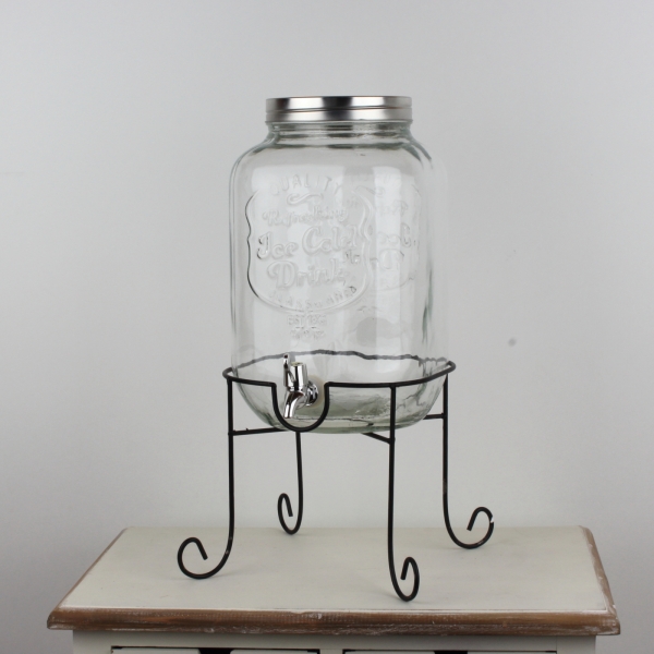 Nádoba na limonádu s kohútikom na stojane 8l