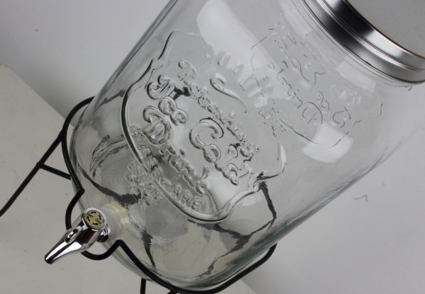 Nádoba na limonádu s kohútikom na stojane 8l