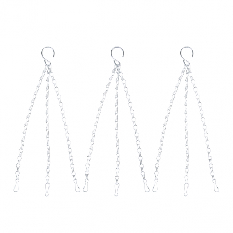 Náhradné reťaze pre závesný kôš dĺžka 36,6 cm - 3 kusy