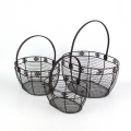 Nákupný drôtený košík (set 3ks)