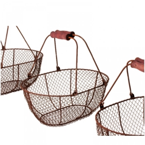 Nákupný košík drôtený, veľkosť L