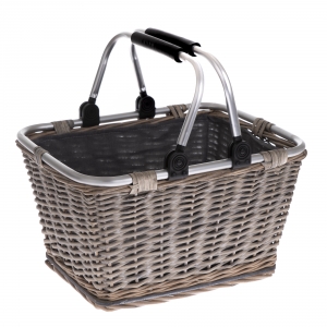 Nákupný košík s kovovými ušami