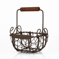 Nákupný retro košík 9x9x11cm