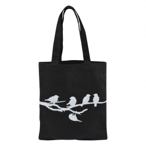 Nákupná taška 30,5 x 0,8 x 35 cm vtáčiky na vetvičke