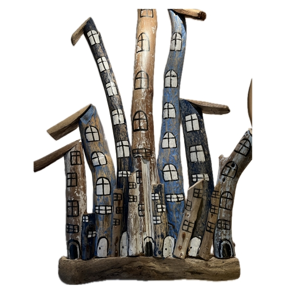 Náplavové drevo 35 x 65cm dekorácia na stenu