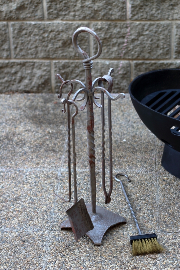 Náradie ku krbu 700mm bez PÚ