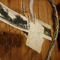 Nástenka na odkazy - prútené srdce 50cm