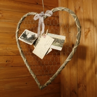 Nástenka v tvare srdca na spoločné fotografie 50 cm