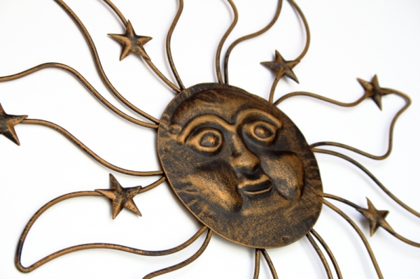 Nástenná dekorácia slnko 38x1x40cm